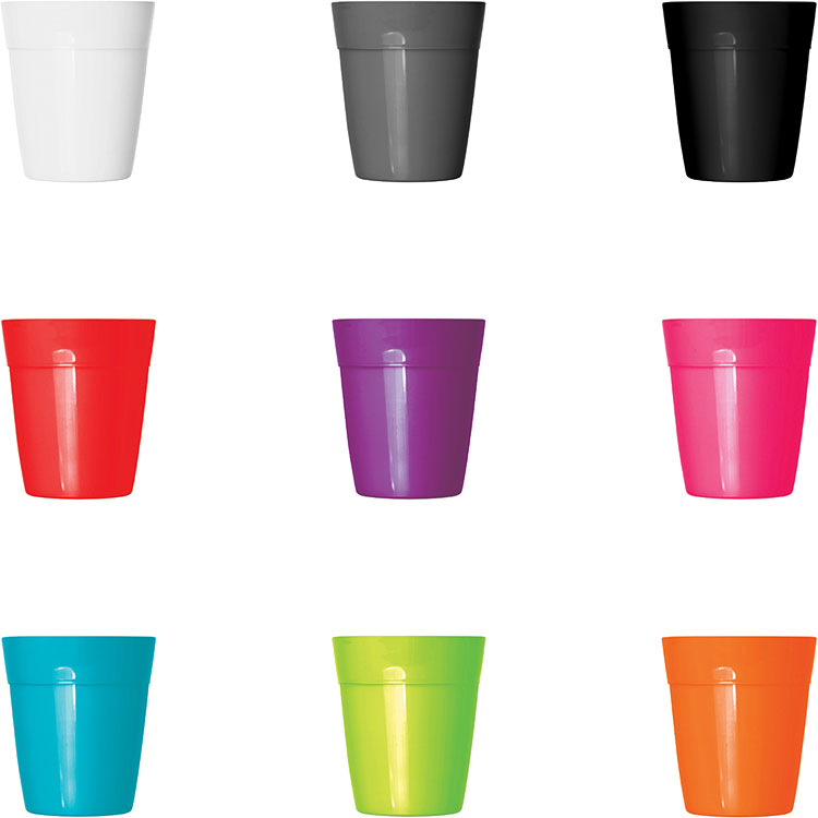 Plastic Cup2Go Cup Colours Thumbnail